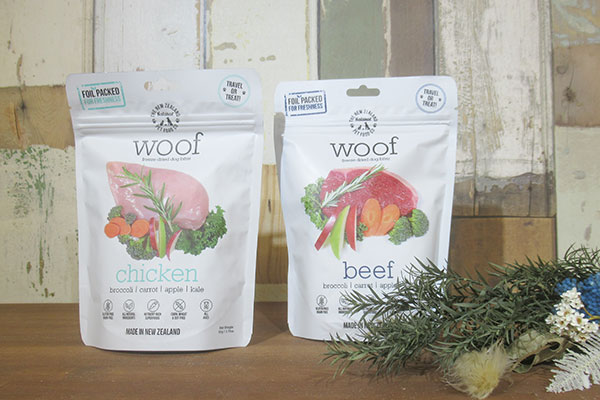 フリーズドライドッグフード WOOF